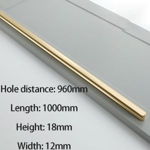 100cm Handle Furniture Panjang Lemari Kabinet Tarikan Lemari Gold Pintu Lemari Minimalis Tarikan Pintu