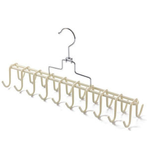 [20 Hooks] Stainless steel Hanger For Hanging Belts Swimsuits Ties Scarves Bras Hanger Baju 挂钩衣架