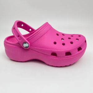 Crocs Cloud platform clogs celebrity-style mid-heel closed-toe womens casual non-slip breathable beach sandals