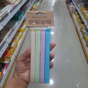 สุดคุ้ม Sealing clip 4 ชิ้น คลิปปิดผนึก คลิปหนีบปากถุงขนม รักษาความสะอาด ถนอมอาหาร