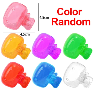 5pcs xách tay chống bụi đầu bàn chải đánh răng Bìa Clips nhựa đầy màu sắc nắp dụng cụ bảo vệ đầu trường hợp du lịch ngoài trời đồ dùng phòng tắm
