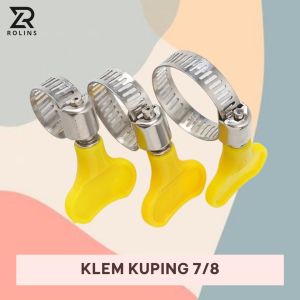 Klem Kuping 7/8 - Hose Clamp Cincin Selang Gas/Air Regulator Ori high quality