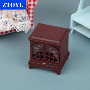 [COD] ZTOYL ตุ๊กตาจำลองขนาดเล็กเตาผิงรุ่นเฟอร์นิเจอร์เครื่องประดับเด็กของเล่น