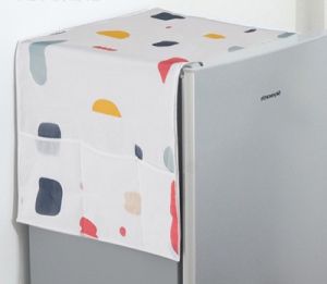 Tấm phủ tủ lạnh nhựa PEVA chống thấm nước chống bụi - khí cầu TL002