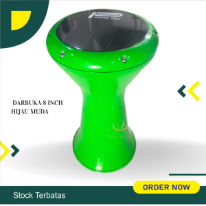 Darbuka Hadroh Asli ukuran 8 inch Mika powerbeet