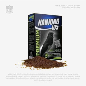 Pakan Voer Nanjung 105 Ebod Jaya 100gr & 500gr – Pakan Harian Burung Jawara