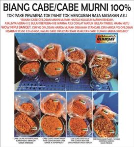 Cabe Rawit Bubuk Kasar Murni: Bumbu Organic Super Pedas Tanpa Pewarna