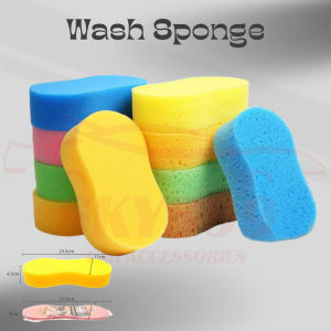 LARGE CAR WASH SPONGE MULTIFUNCTIONAL WASHING SPONGE MAGIC CLEANING VACUUM COMPRESSED Span basuh kereta