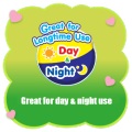 MAMYPOKO Day & Night Baby Diaper Pants Unisex Large 36 pcs x 4 packs (144 pcs) [ONLINE EXCLUSIVE]. 