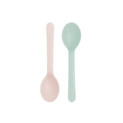 Inochi Weaning Spoons For Babies High Quality Plastic Weaning Spoons Antibacterial Baby Spoons (Set of 2)