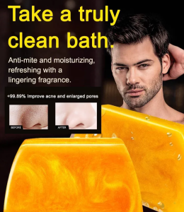🎉 Big Discount🎉Amino Acid Gold Soap Shower Bar Essential Oil Bath Soap Long Lasting Fragrance Skincare Cleansing Bar Bath Cleansing Bar Soap For Body Scented Shower Soap Bar Long Lasting Fragrance