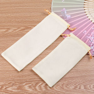 Drawstring Velvet Pouches 8*22cm Jewelry Gift Display Packing Bags DIY Wedding Party Home Gift Pouch