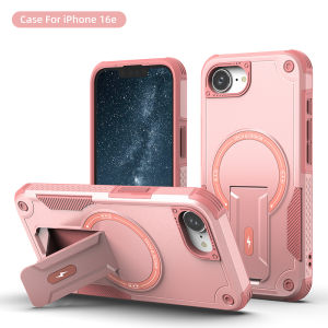 Funda For iPhone 16e Case Magsafe Magnetic Wireless Charging Cover For iPhone 16 e iPhone16e 2025 Magnetic Holder Armor Coque
