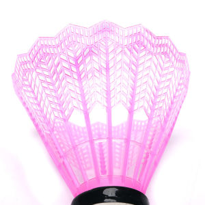 Eixiu 12ชิ้นแบดมินตันลูกบอลที่มีสีสันแบบพกพาอุปกรณ์ลูกเหล็กคุณภาพสูง