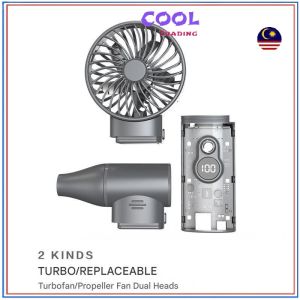 High Speed Portable 3 In 1 Type Turbo Fan High Voltage Mobile Outdoor Dual Blade Turbo / Propeller Handheld Fan 10317