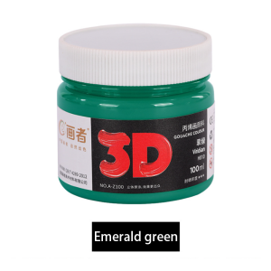 100ml/bottle acrylic pigment canned paindt for Painting Textile Nail Fabric Glass Professional Art Pigment fabric paint