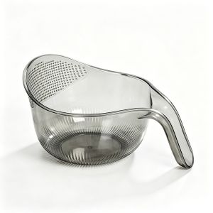 Nurm Gray Kitchen Plastic Vegetable Fruit Washing Basket Washing Drain Basket for Fruits Vegetables