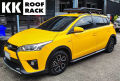 แร็คหลังคา ชุดถาดอลูมิเนียม Toyota Yaris Yaris Ativ 1500 1200 ของใหม่ ไม่เจาะหลังคา. 