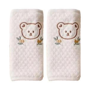 Xe an toàn dây đeo thắt lưng Đệm pushchair tấm lót đai đeo an toàn đệm dây đeo vai cho bé trẻ em dây an toàn bảo vệ Bìa Pad