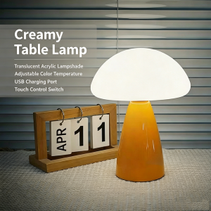 Mushroom Led Table Lamp Charging Touch Desk Coffee Bar Hotel Bedroom Decoration Nordic Creative Atmosphere Night Light Bed Lamp