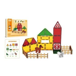 Childrens Strong Magnetic Building Block Nature Forest Colour Window Educational Assembly Transformation