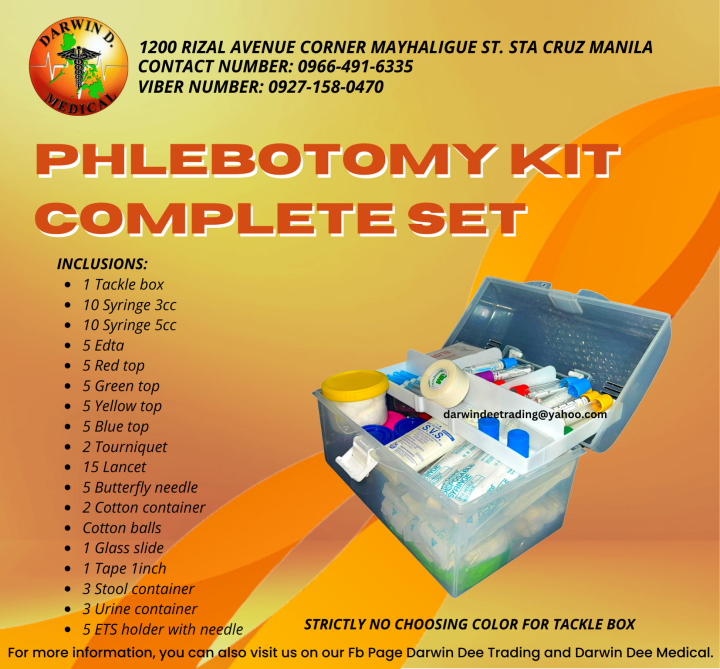 PHLEBOTOMY KIT SET) Lazada PH