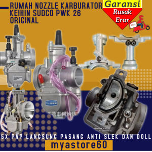 Rumah Nozzle Nozel House hole holle bodi bodi hole Karburator PWK26 PWK 26 Cangkang Nosel Karbu Carburator Carbu PWK Tipe 26
