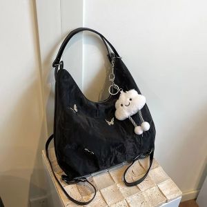 Shoulder Bag Tote Bag Commuter Backpack Butterfly Beg bahu All-Match Fashion Large Capacity Women