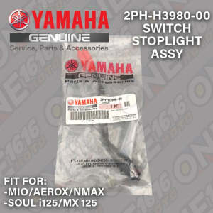 YAMAHA GENUINE SWITCH STOPLIGHT ASSEMBLY 2PH-H3980-00 FOR MIO/NMAX/AEROX/SOUL/MX125