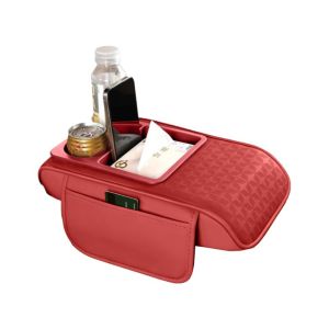 DSFDF Heightened Center Console Armrest Cushion Multifunctional Thicken Car Elbow Support Pad Universal Non-slip Arm Rest Heightening Pillow Car Interior