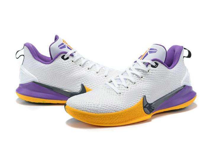 Kobe shoes discount purple and yellow