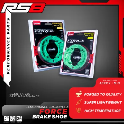 RS8 BRAKE SHOE TOURING/RACING (MIO SPORTY / AEROX / HONDA CLICK / HONDA WAVE)