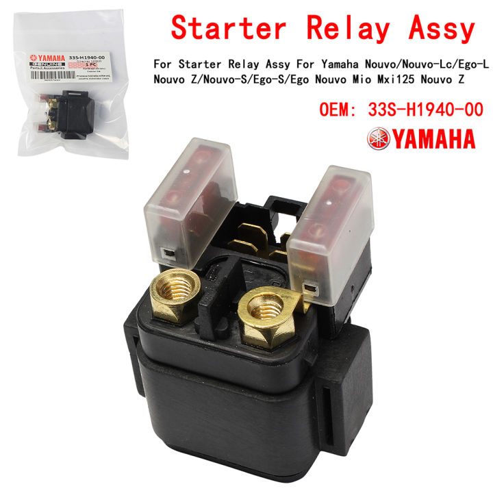 Relay Starter Relay Yamaha Mio Mxi 125/Nouvo Z/NouvoClassic 3SSH194000 Genuine RACING Lazada PH