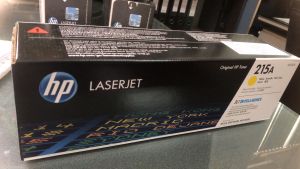 HP 215A Y สีเหลือง ของแท้ (W2312A) แท้ศูนย์ ของใหม่+คุณภาพ100%เครื่องพิมพ์ M182n M183fw* รองรับการพิมพ์ได้สูงสุด 850 แผ่นประเภทหมึกพิมพ์หมึกพิมพ์ LASER