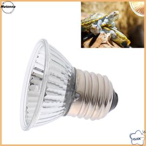Follow Get More【Metonna】 25 50 75W UVA+UVB 3.0 Reptile Lamp Bulb Turtle Basking UV Light Bulbs Heating Lamp Temperature Controller