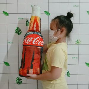 GỐI ÔM CHAI COCA CHO BÉ GỐI ÔM 3D AN TOÀN CHO BÉ