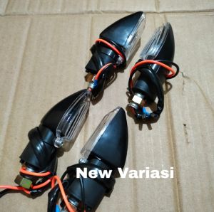PROMO 4 pcs Sein Motor Vixion New Mini Lampu Sein Mini Vixion New Universal Buat VixionBisonScorpioCb150rVerzaMegaproTigerDan Motor Lain Nya