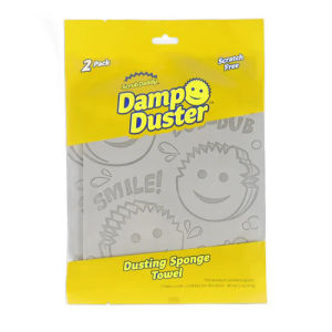(Official MY) Scrub Daddy Damp Duster Easy Cleaning Sponge Chemical-free Dusting Grey Yellow Pink Blue