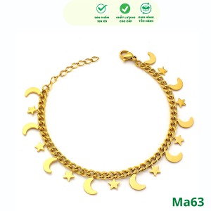 [HCM]Lắc tay nữ titan lắc tay nữ cao cấp mạ vàng lắc tay nữ chống gỉ vòng đeo tay nữ titan mạ vàng - Người Đẹp Vì Lụa