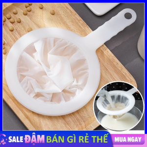 Ray Lưới Lọc Inox Cầm Tay - Dụng Cụ Ray Lọc Thức Ăn Bột Siêu Mịn Cao Cấp Muỗng Lưới Lọc Sữa Hạt / Dụng Cụ Lưới Lọc Bột Trứng - Vợt Lọc Sữa Hạt Bằng Thép Không Gỉ Dụng Cụ Nhà Bếp