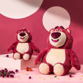 Gấu bông Lotso Bear gấu dâu Disney tỏa hương dâu thơm nhẹ, dáng ngồi thương hiệu Miniso. 