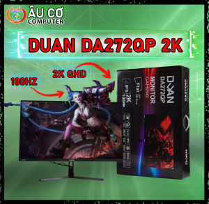 Màn hình 2K 100Hz QHD Chuyên Gaming Full viền 27 inch Duan DA272QP 27inch 2560×1440 (100hz/IPS/2ms)