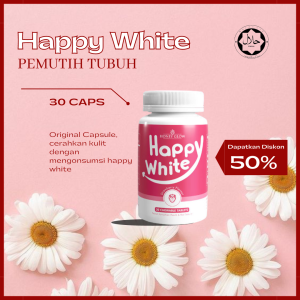 UBAT PUTIH ORIGINAL ORIGINAL Happy White Honey Glow Supplement Pemutih Kulit Seluruh Tubuh Vitamin C