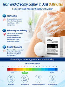 Niacinamide Brightening Soap Skin Glow Body Soap Gentle Moisturizing Exfoliating Bath Bar Daily Radiance Body Care