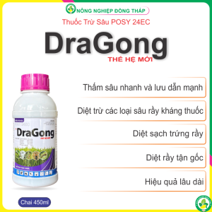 Thuốc Trừ Sâu POSY 24EC Hiệu DraGong - Thế Hệ Mới (Chai 450ml)