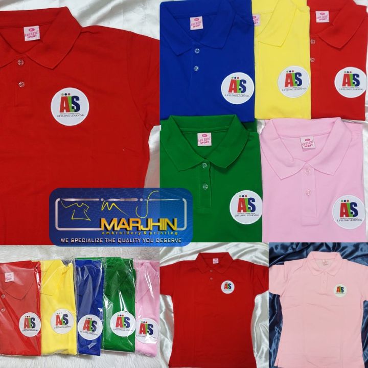 Poloshirt with Logo (Customized- Sublimation Patch) Attached patch ...