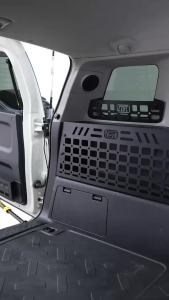 dncnf For Toyota FJ Cruiser 2007-2022 Rear Trunk MOLLE Panel Camping Luggage Modular Carrier Organizer Storage Aluminum Alloy 4P7H5