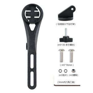 Integrated handlebar Garmin holder road bicycle handlebar Stopwatch Speedometer flashlight and camera stand Tahan lama