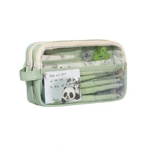 กล่องดินสอกันน้ำสำหรับวัยรุ่นโปร่งใสทันสมัย Pouch Pensil