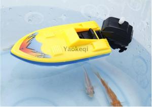 [COD] Yaokeqi zhangfuzhi 1 PC 1 PC Summer Outdoor Pool Ship Toy Wind Up Swimming Motorboat Boat Toy For Kid